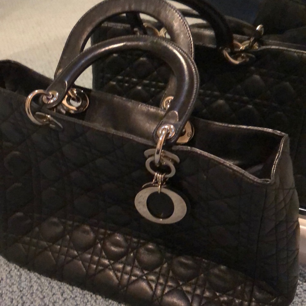 Lady Dior large handbag by Christian Dior